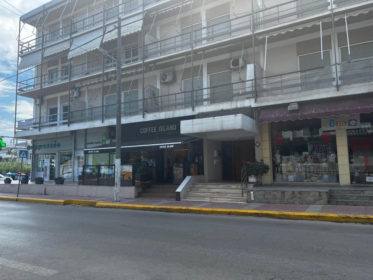 Seaview Room With Share Some Place Atena Exterior foto